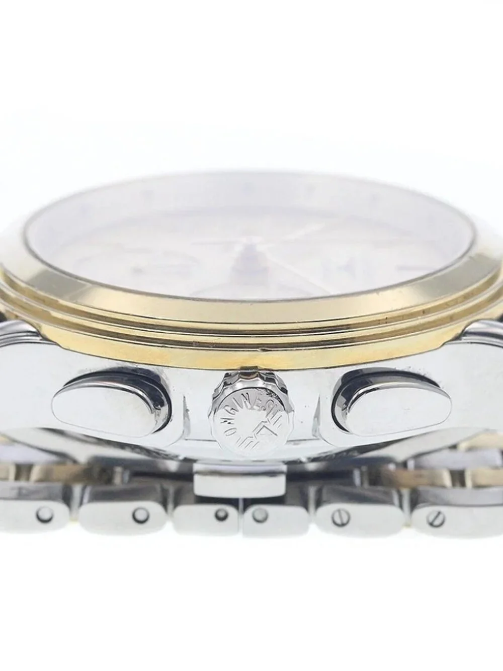 LONGINES Flagship L4.803.3 Chronograph Gold Dial Automatic Men's Watch_963265